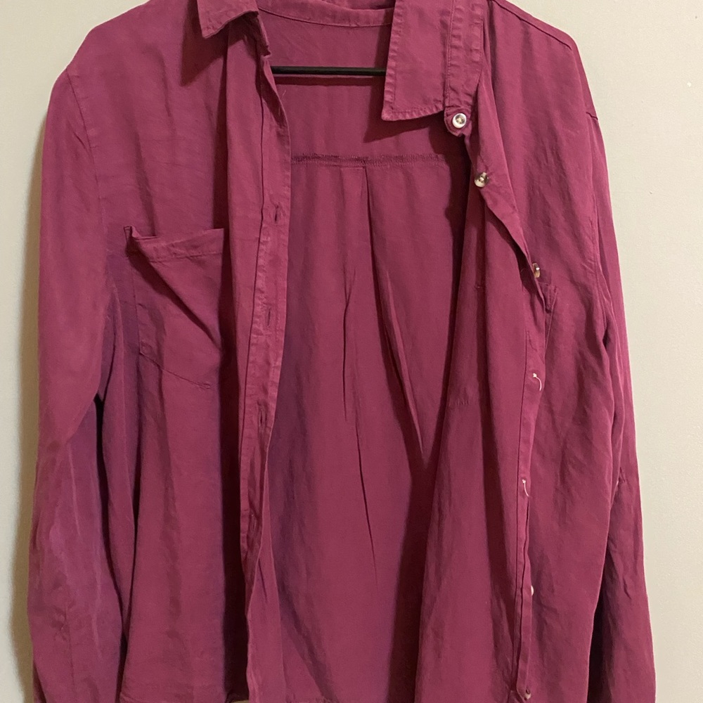 oversized button down shirt